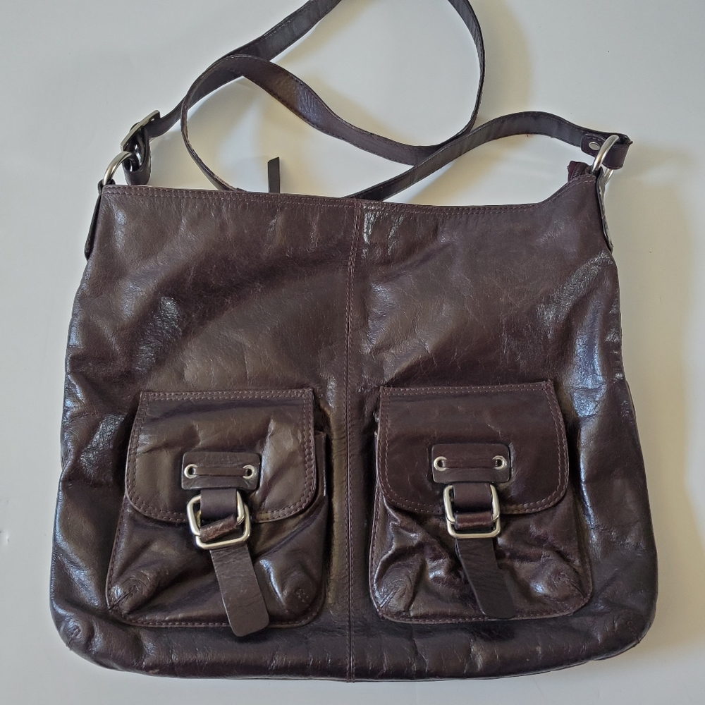 Feet First Chocolate Brown Crossbody